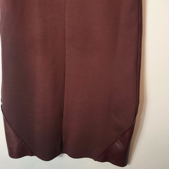 ZARA Vegan Leather Shift Dress - Picture 7 of 8